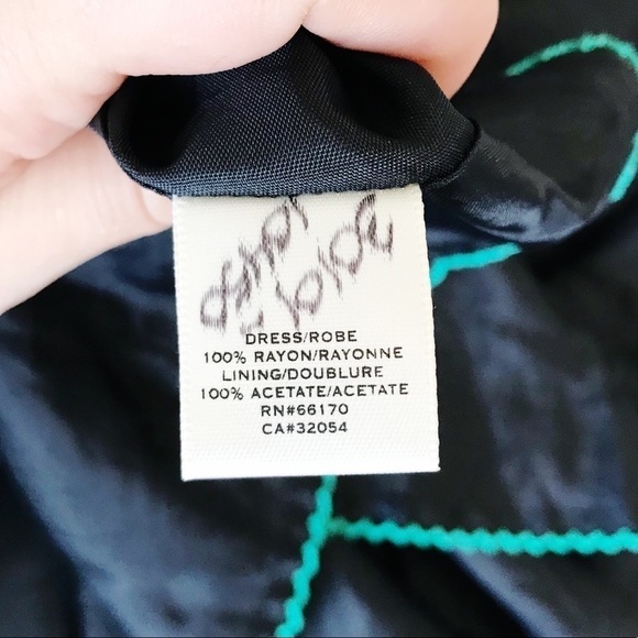 Anthro Moulinette Soeurs Black Floral Dress Size 4 - Picture 11 of 14